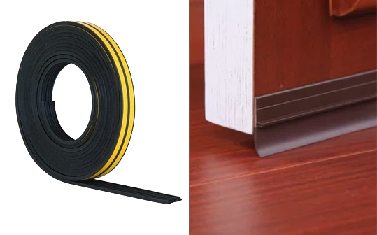 Professional door seal installation - draught proofing service under VEU program Victoria