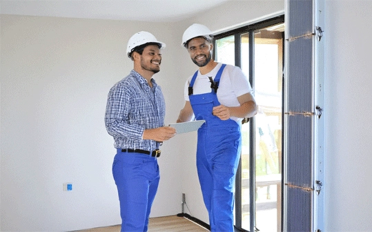 Stop wasting energy - professional installer fixing energy leaks and installing free VEU upgrades